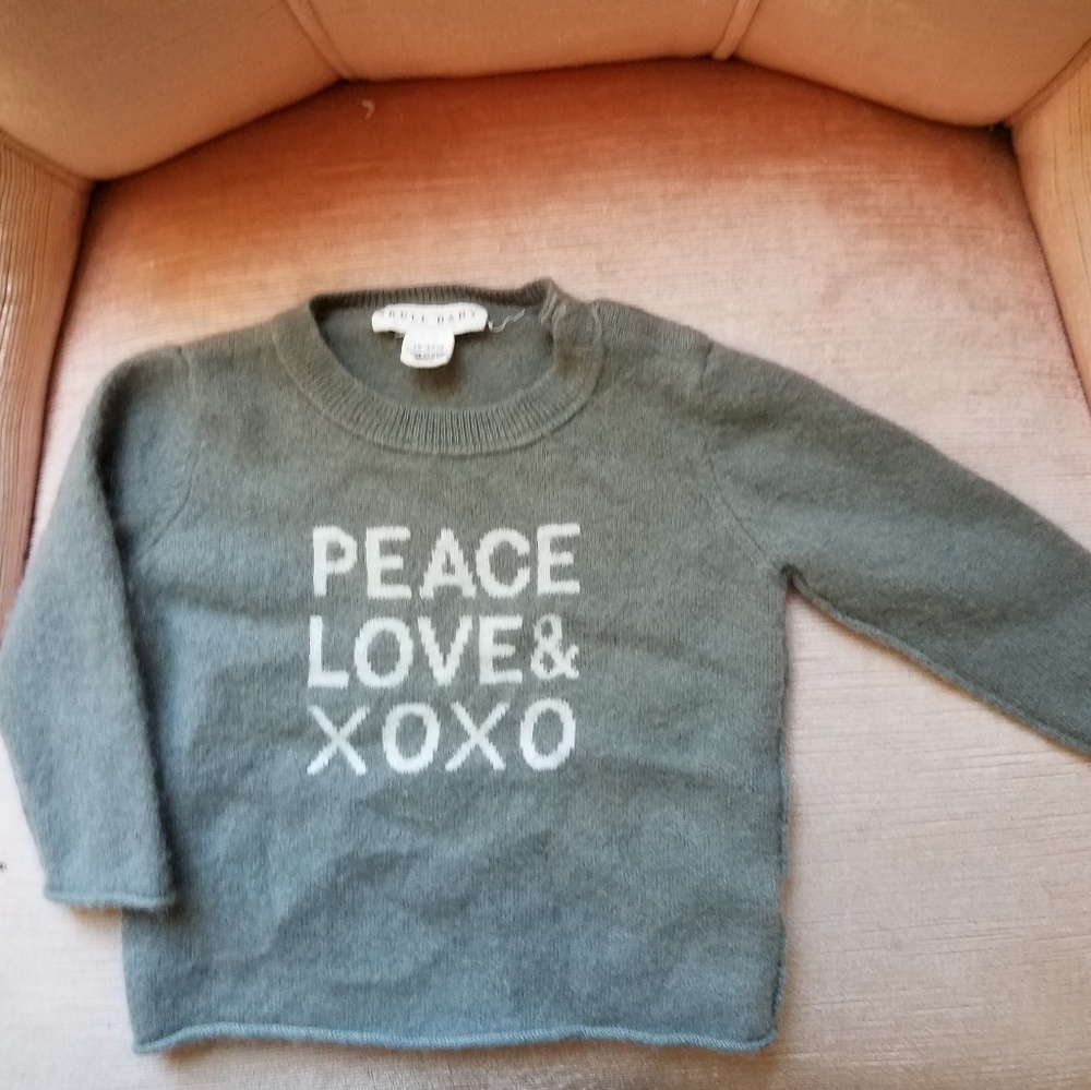 Skull Baby 18-24M Cashmere Sweater